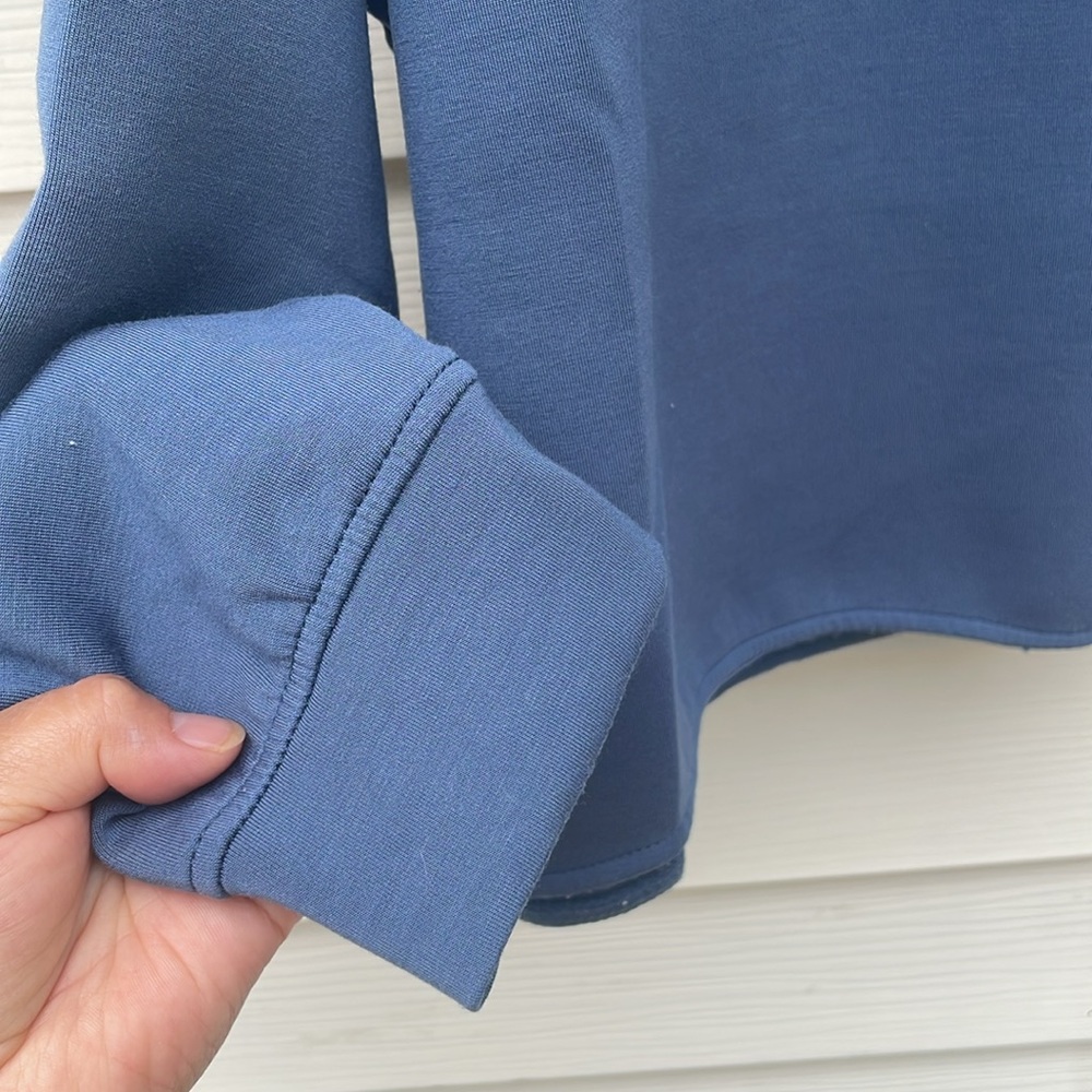 Comfort Colors Blue Boxy sweatshirt - Picture 3 of 3
